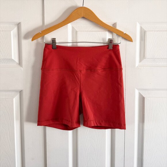 NBW Terracotta Rust 90 Degree by Reflex Women's Bike Shorts - Picture 2 of 4